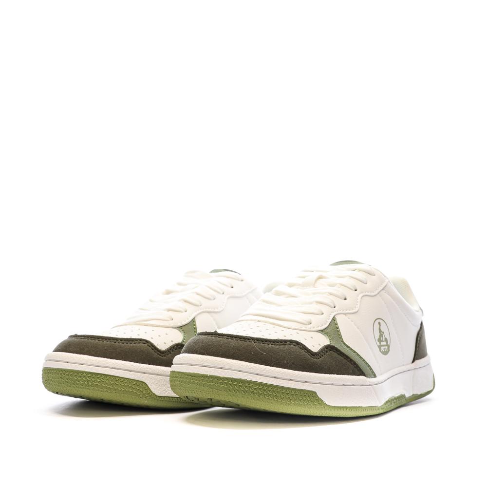 Baskets Blanc/Vert Femme Jott River vue 6
