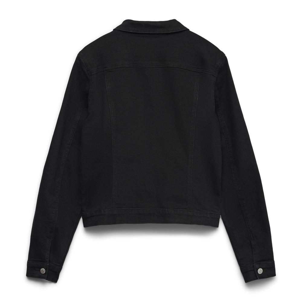 Veste en Jean Slim Noir Femme Vero Moda Luna vue 2