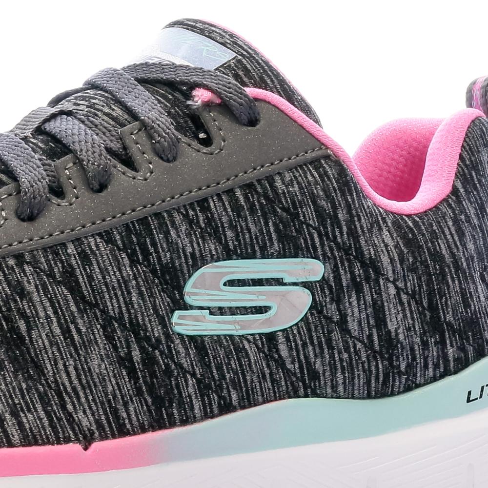 Baskets Grises Femme Skechers Flex Appeal 3.0 vue 7