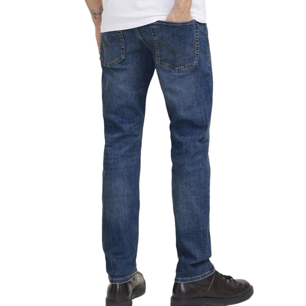 Jean Droit Bleu Jean Homme Jack & Jones Mike vue 2