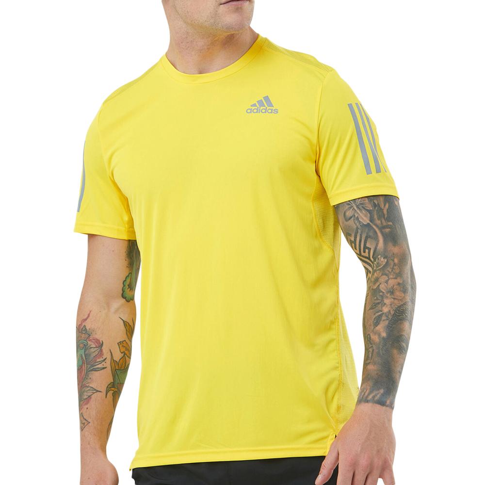 Maillot de Sport Jaune Homme Adidas Own The Run pas cher