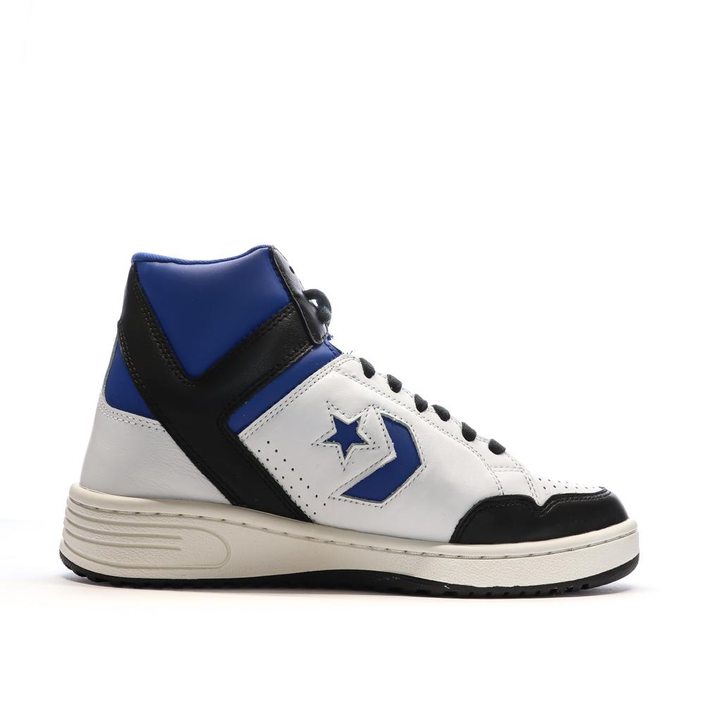 Baskets Blanches/Noires/Bleu Homme Converse Weapon vue 2