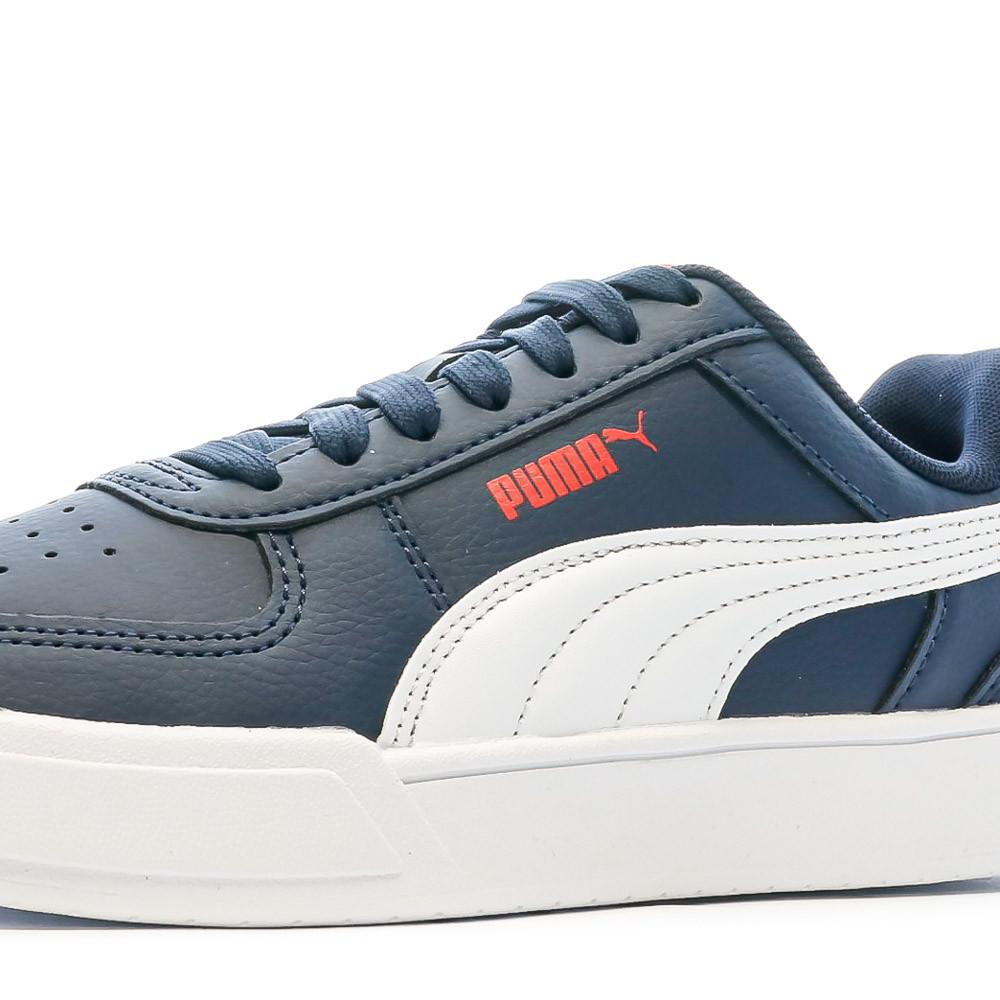 Baskets Marine/Blanc/Rouge Garçon Puma Caven vue 7