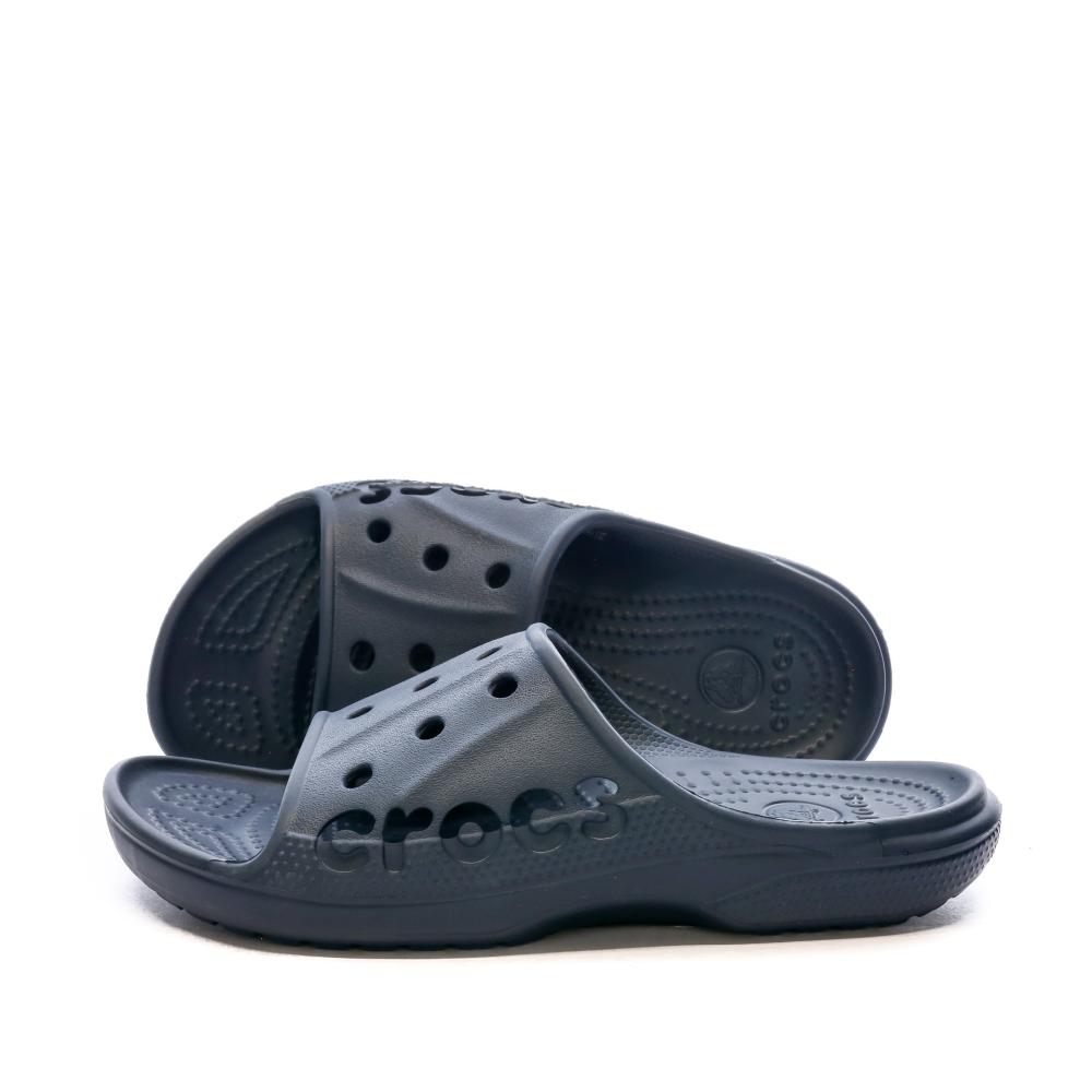 Claquettes Crocs Marine Homme Baya Slide U pas cher