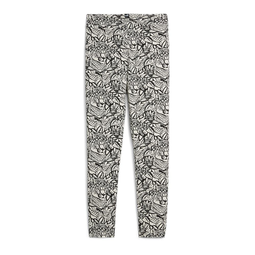 Legging Beige/Noire Fille Puma Aop vue 2