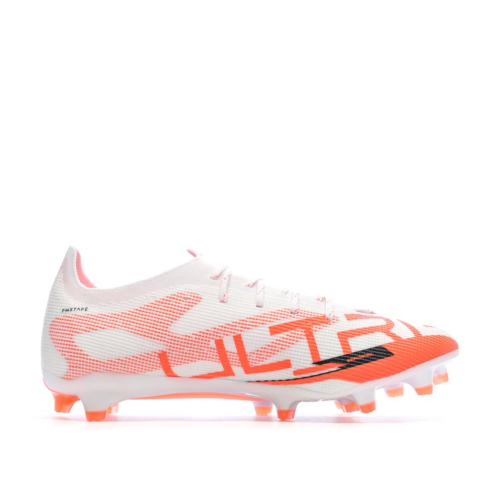 Chaussures de Football Blanc/Rouge Homme Puma Ultra 5 Pro Fg/ag vue 2