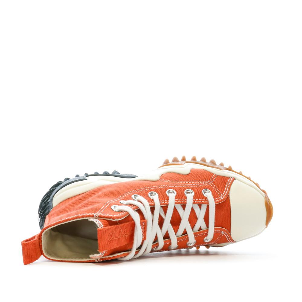 Baskets Orange Femme Converse Run Star Motion vue 4