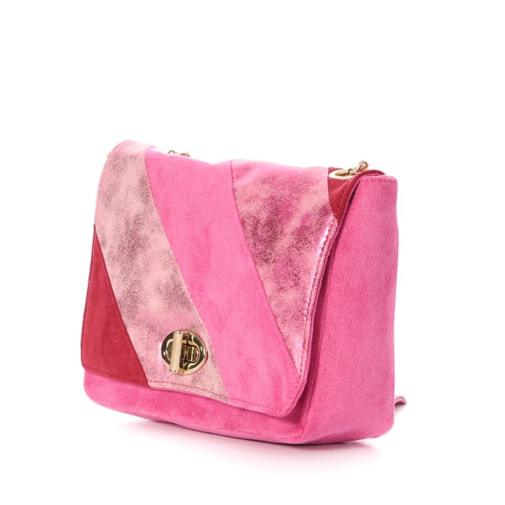 Sac Bandoulière Rose Femme Manoukian Sabrina vue 3