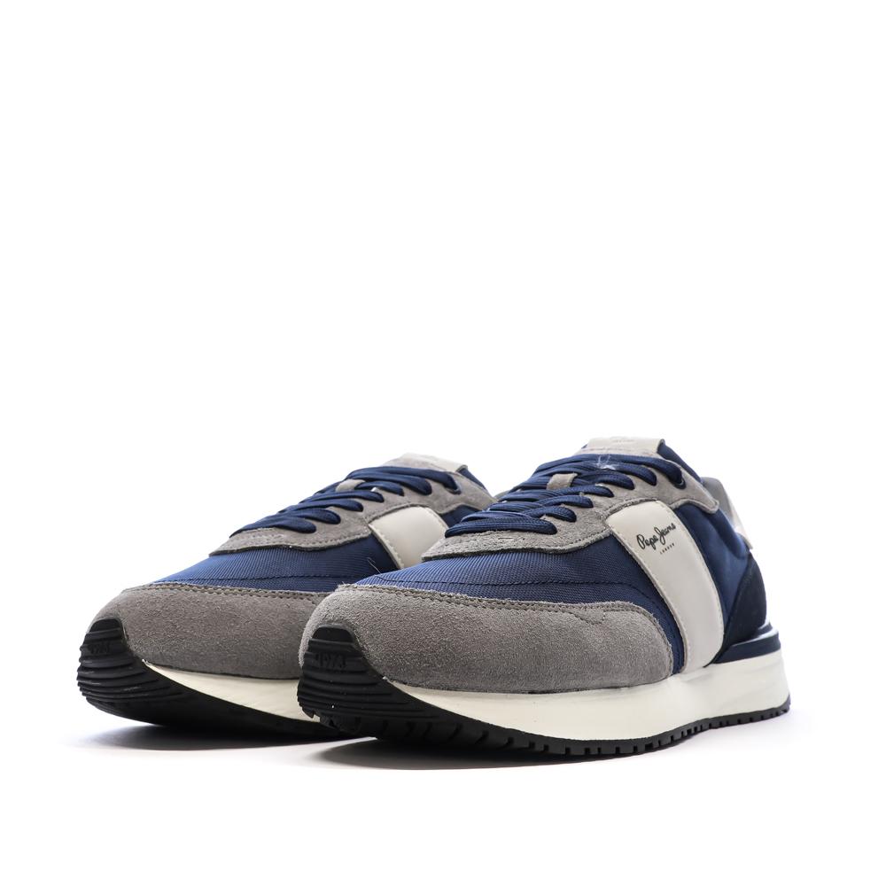 Baskets Bleu Homme Pepe jeans Buster Supra vue 6