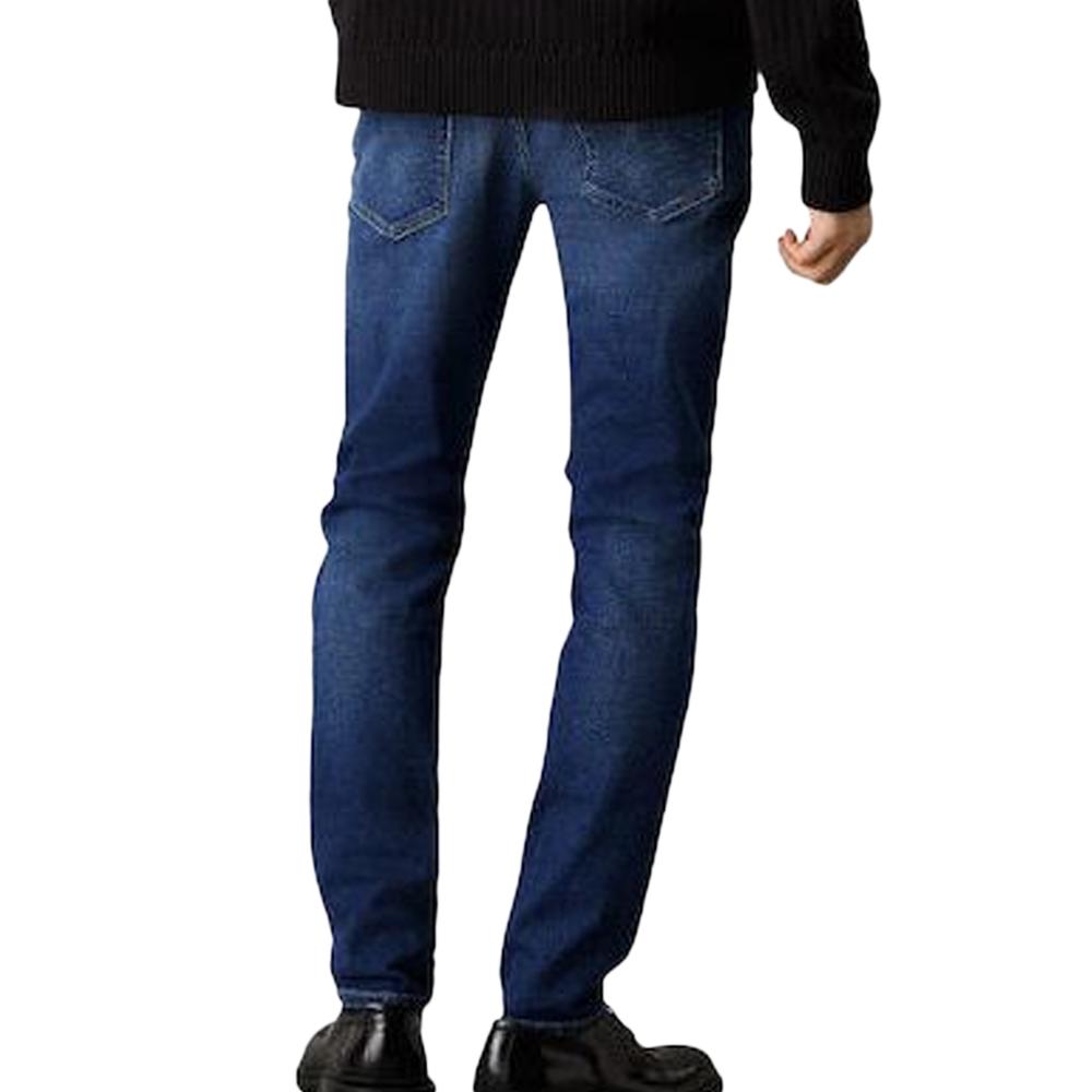 Jean Slim Bleu Homme Calvin Klein Jeans Taper vue 2
