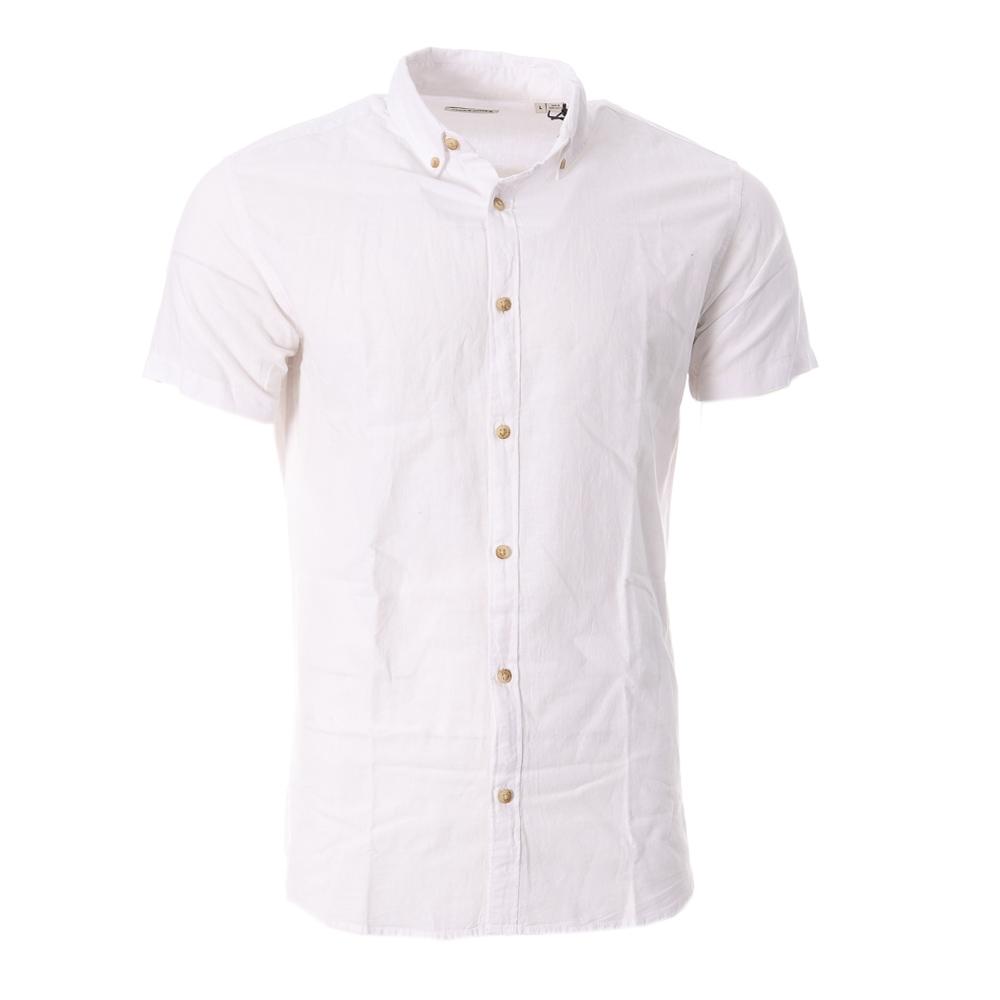 Chemisette Blanc Homme Jack & Jones Summer pas cher