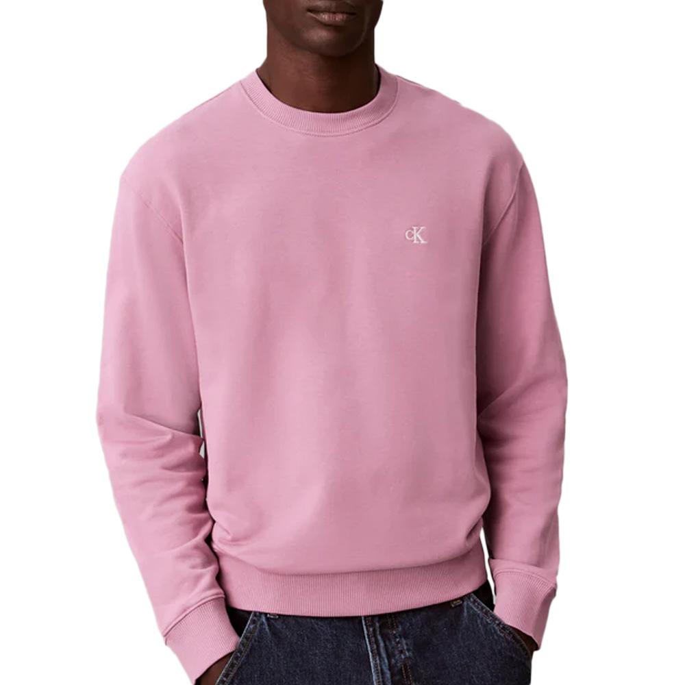 Sweat Rose Homme Calvin Klein 350terry Monog pas cher