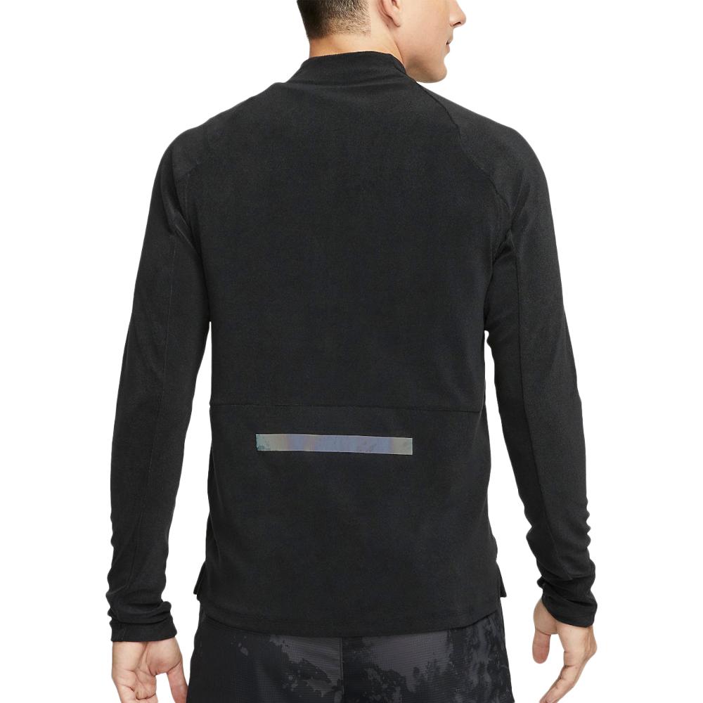 Sweat Noir Homme Nike Midlyr vue 2