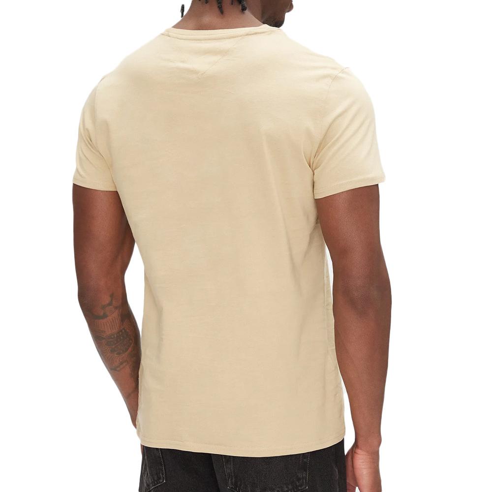 T-shirt Beige Homme Tommy Hilfiger Tjm Xslim vue 2