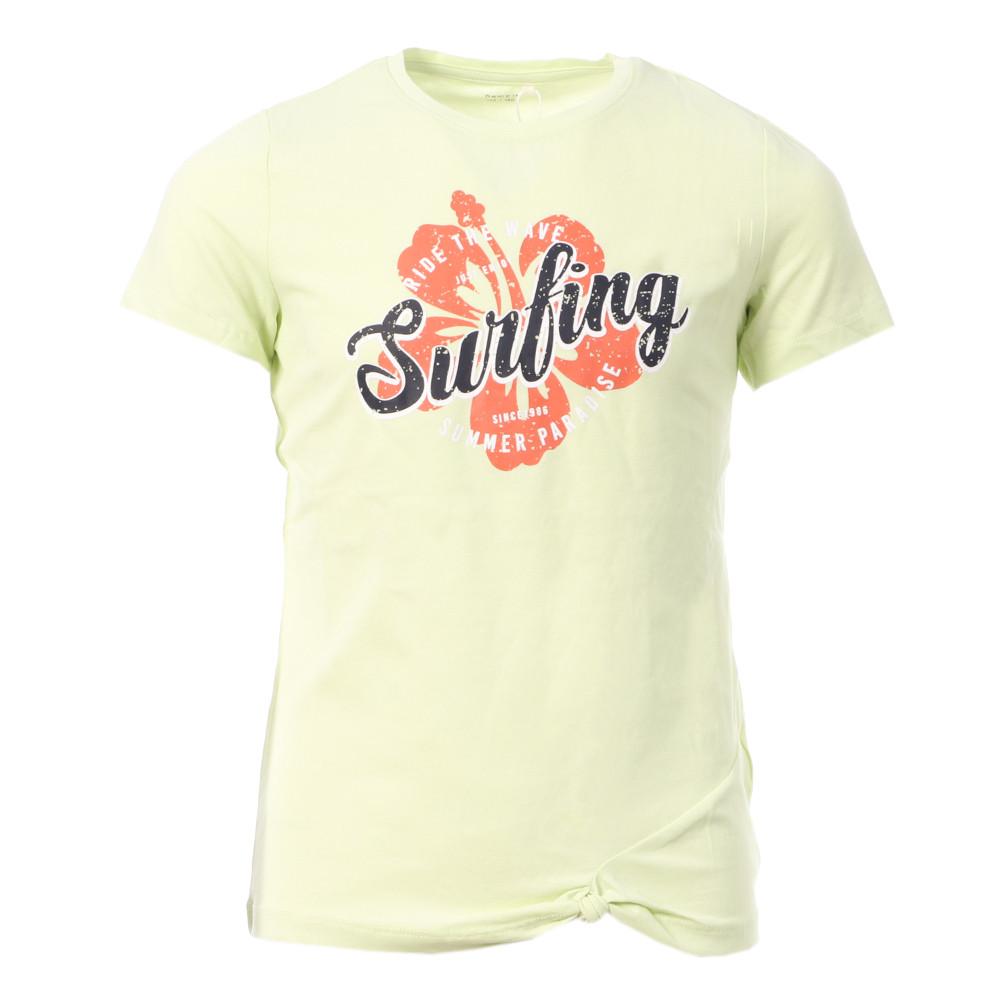 T-shirt Jaune Fille Name it Nkffathilde pas cher