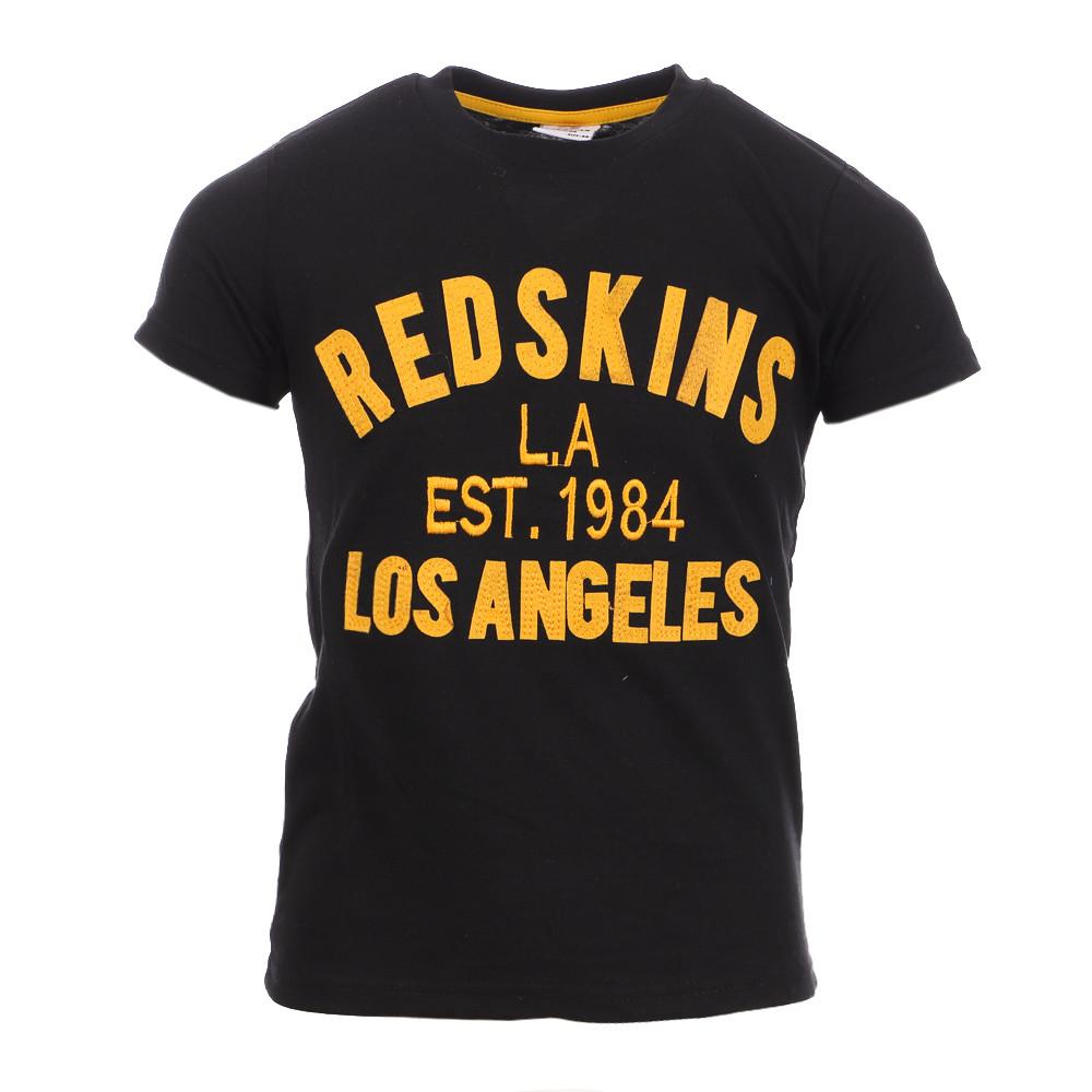 T-shirt Noir Garçon Redskins MC pas cher