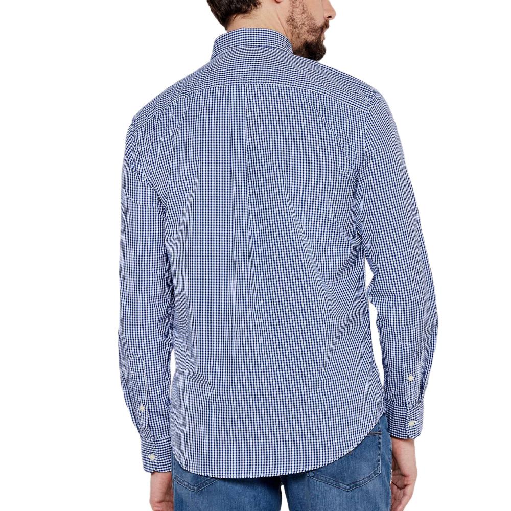 Chemise à Carreaux Bleu Homme Tommy Hilfiger Flex Poplin Gingham vue 2