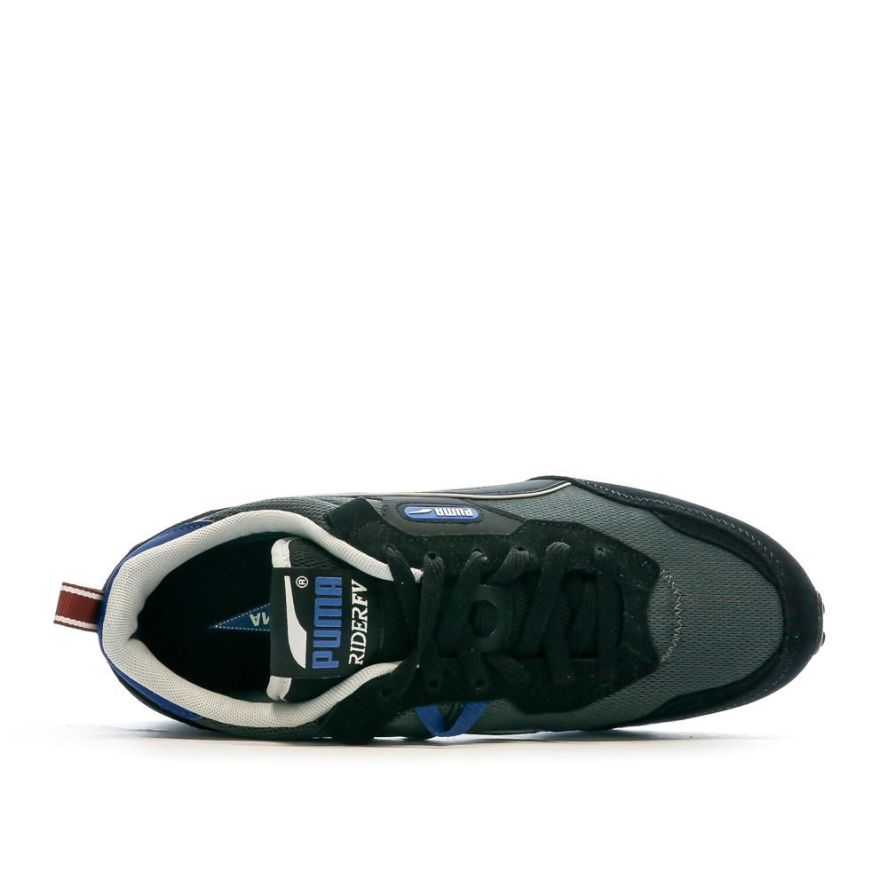 Baskets Noir/Gris Homme Puma Rider League vue 4