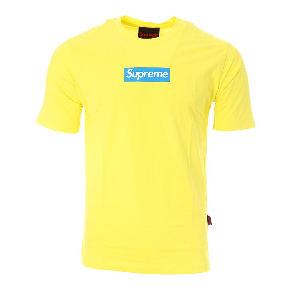T-shirt Jaune/Bleu Homme Supreme Grip Michael pas cher