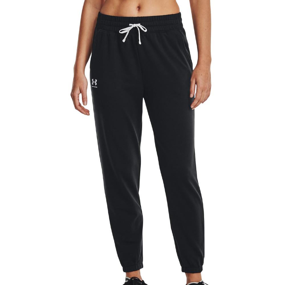 Jogging Noir Femme Under Armour Rival Terry pas cher