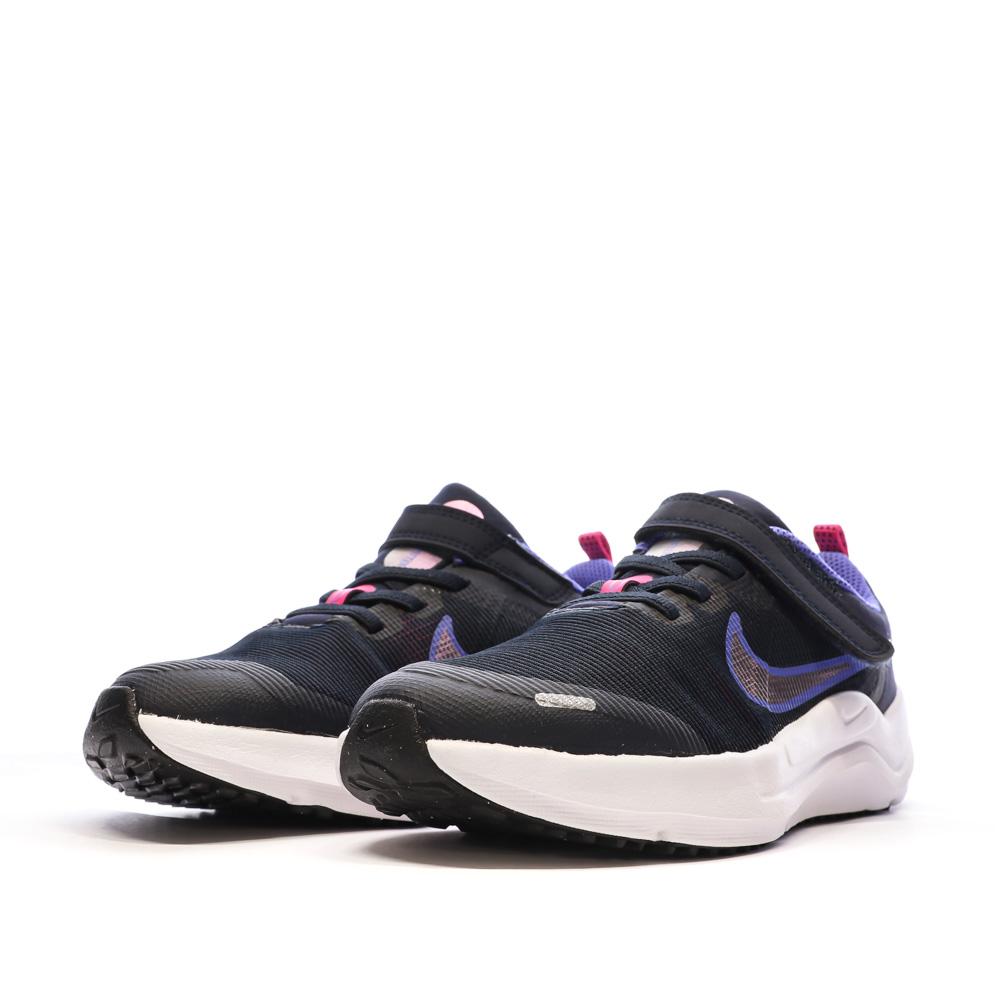 Baskets Noir Fille Nike Downshifter 12 vue 6