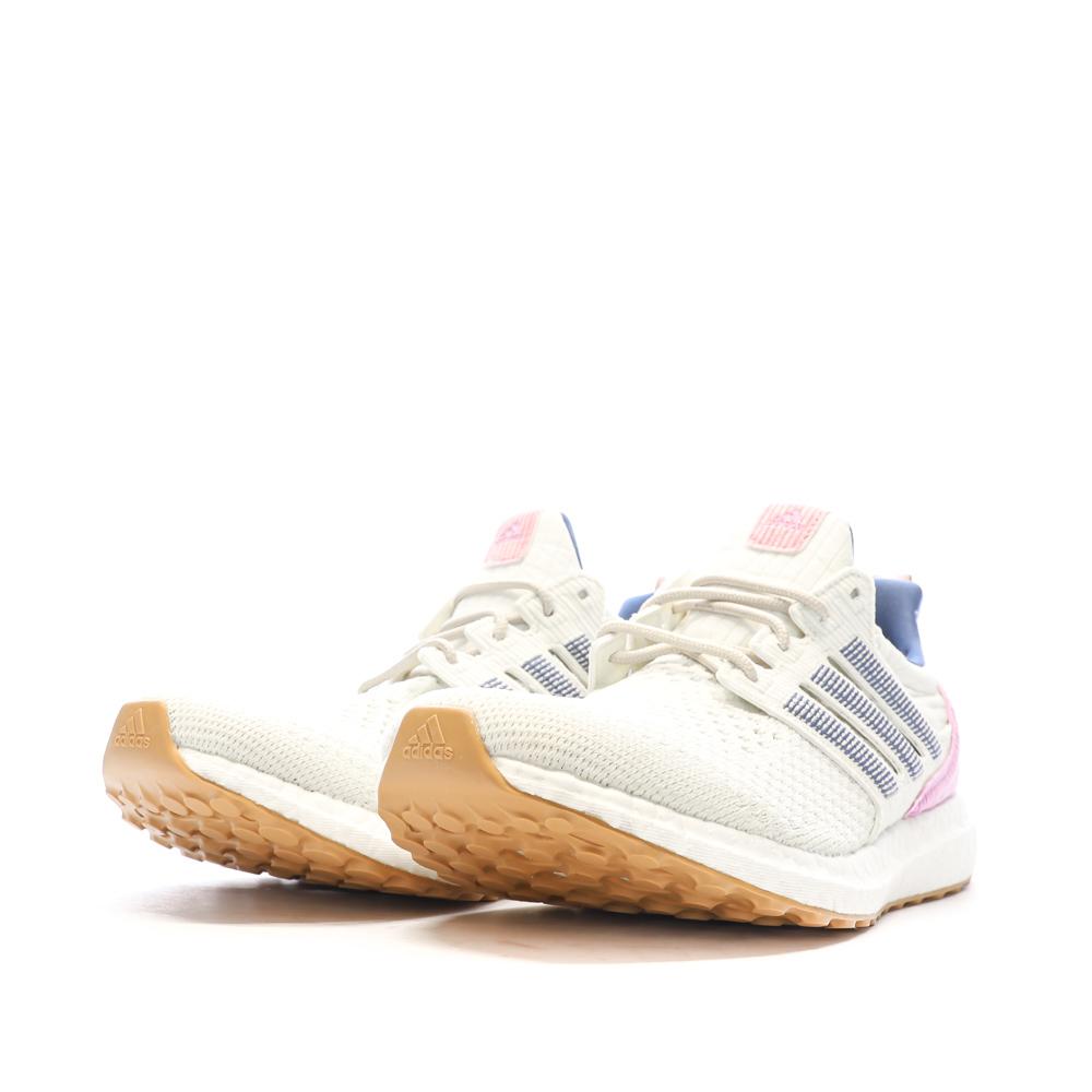 Chaussures de running Blanches/Bleu Femme Adidas Ultraboost vue 6