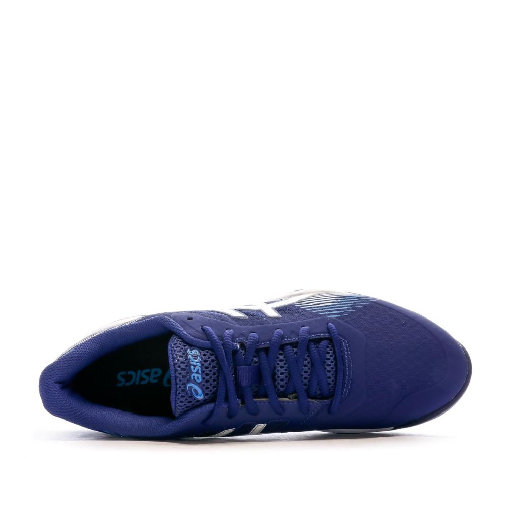 Chaussures de Tennis Bleu Mixte Asics Gel-game 8 vue 4