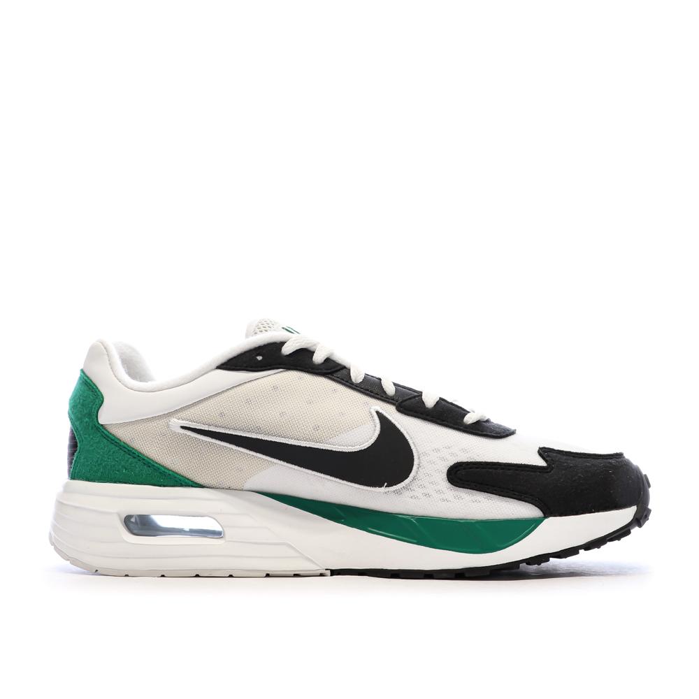 Baskets Blanc/Vert/Noir Homme Nike Air Max Solo vue 2