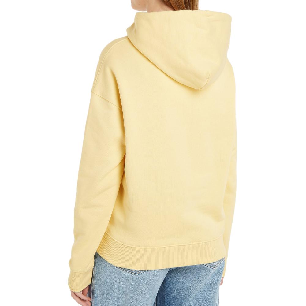Sweat à capuche Jaune Femme Tommy Hilfiger Badge vue 2