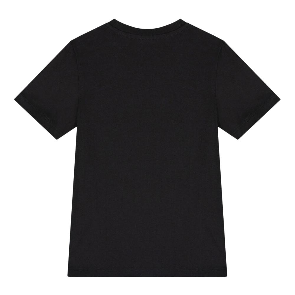 T-shirt Noir Garçon Calvin Klein Jeans IU0IU00599B-3BD vue 2