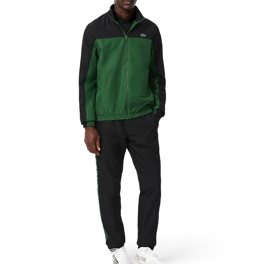 Ensemble de survetement Vert Homme Lacoste TECHNICAL CAPSULE pas cher
