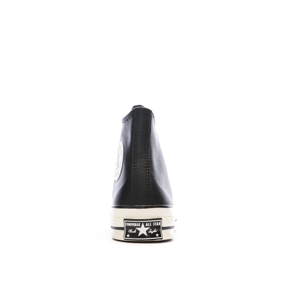 Baskets Noires Homme Converse Chuck 70 Leather vue 3