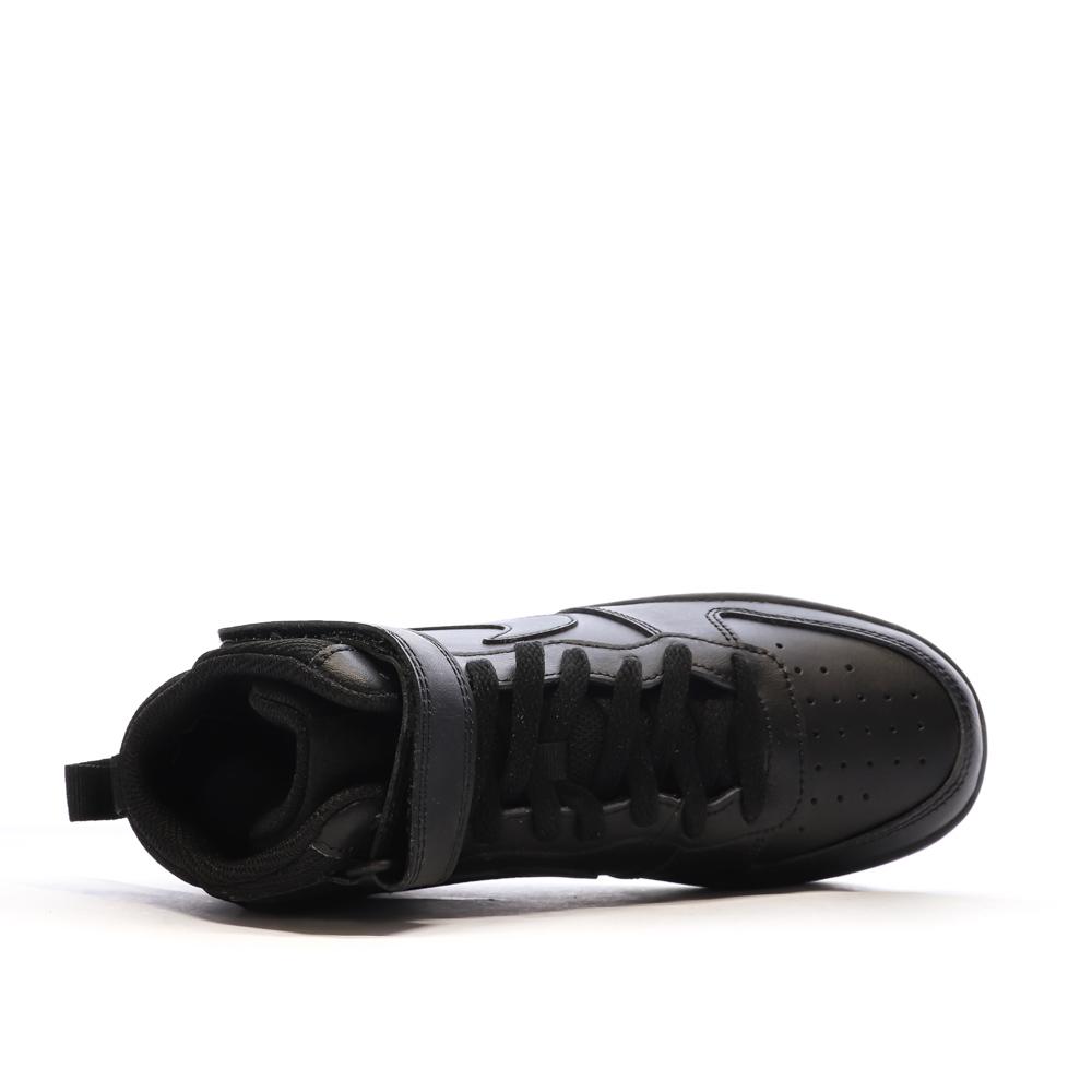 Baskets Noir Mixte Nike Court Borough Mid 2 vue 4
