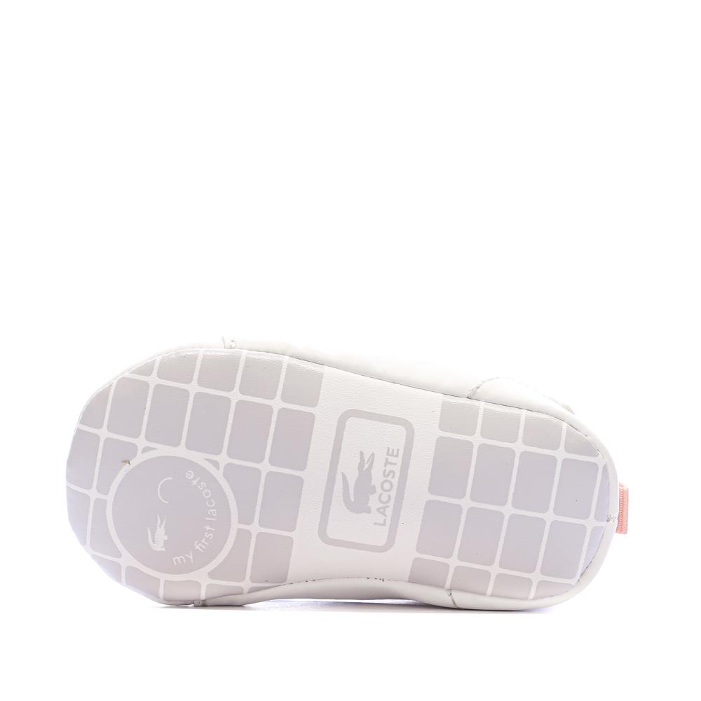 Lacoste Carnaby Set 225 Blanco/Rosa Zapatillas bebé ver 5