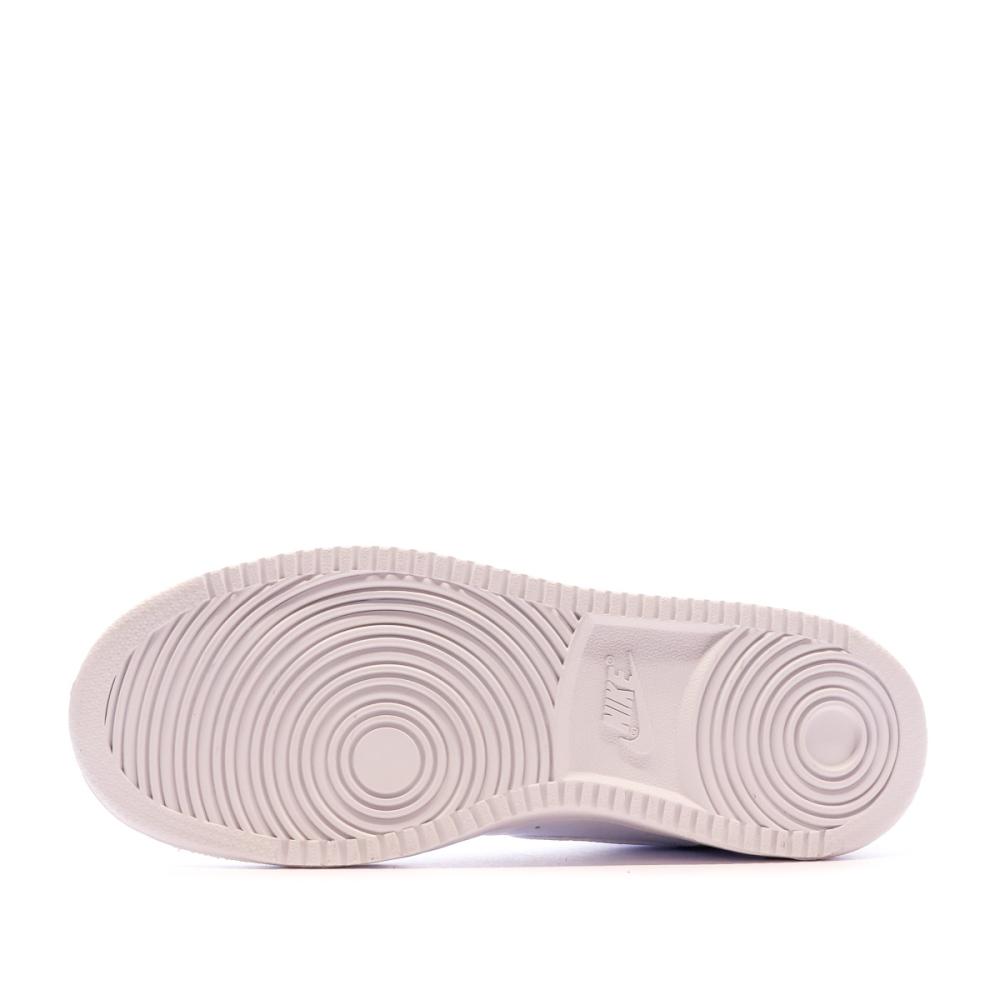 Basketts Blanches Femme Nike Court Vision Mid vue 5