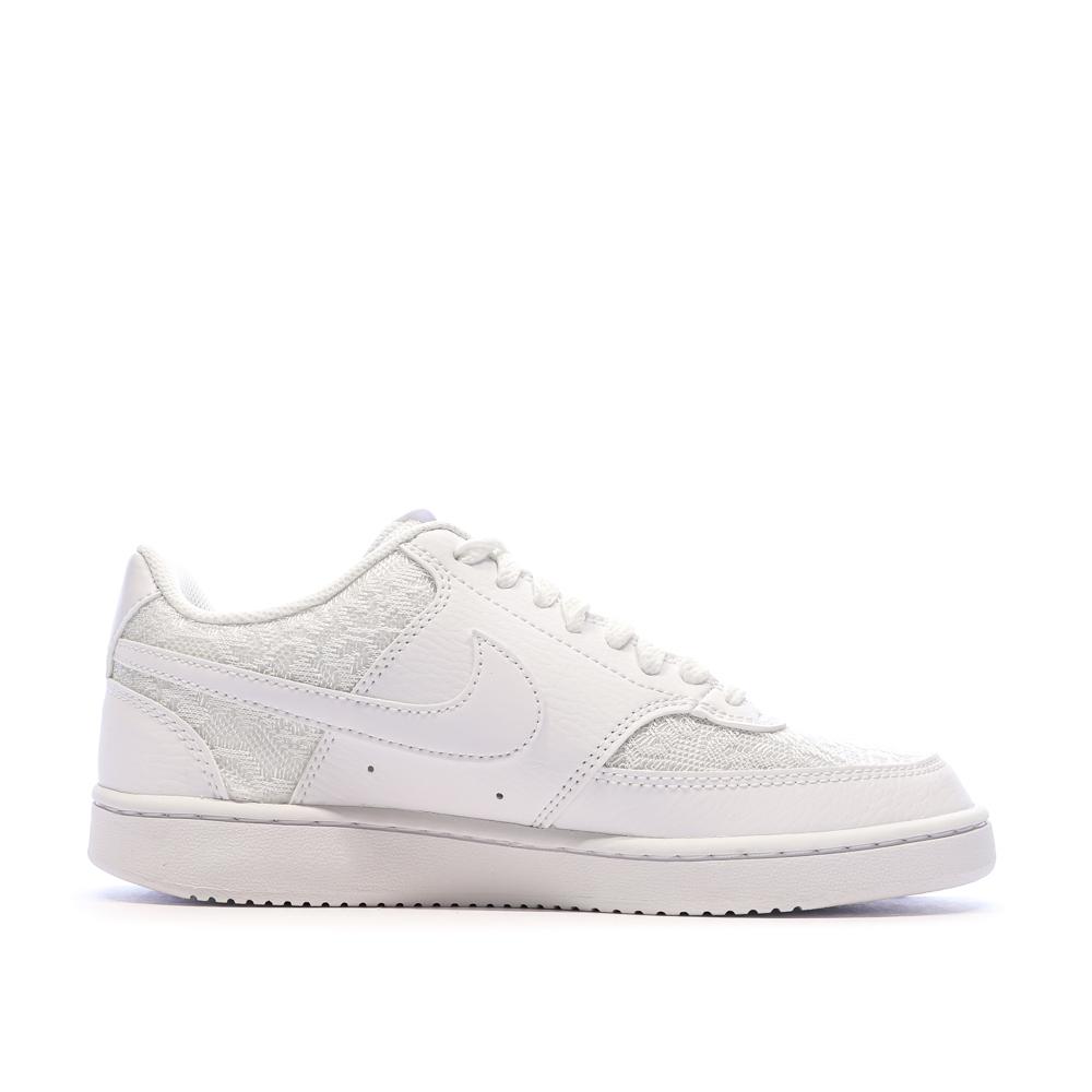 Baskets Blanches Femme Nike Court Vision vue 2