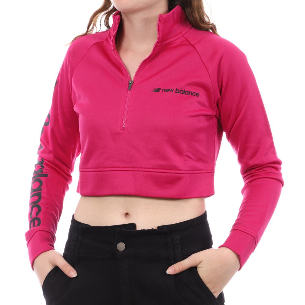 Veste rose Femme New Balance Optiks Cropped pas cher