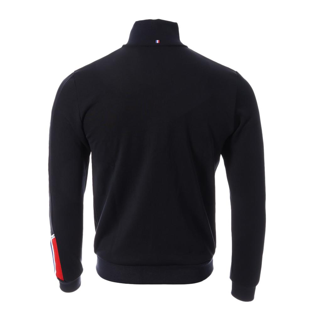 Sweat Zippé Noir Homme Le Coq Sportif Presentation vue 2