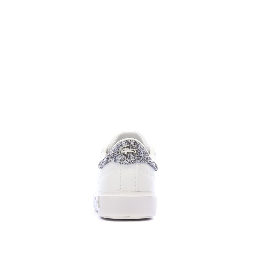 Baskets Blanches/Grises Ado Lacoste T-clip vue 3