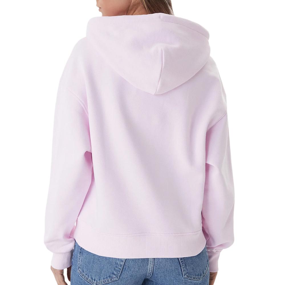 Sweat Rose Femme Tommy Hilfiger Badges vue 2