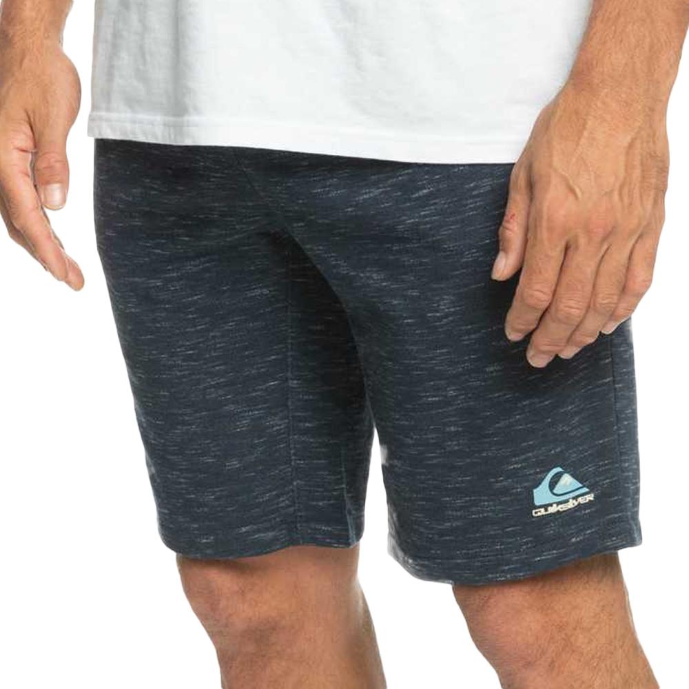 Short Gris Chiné Homme Quiksilver Block vue 2