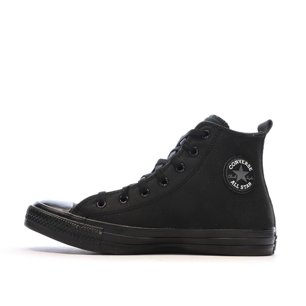 Baskets Noires Garçon/Fille Converse Chuck Taylor All Star A05707C pas cher