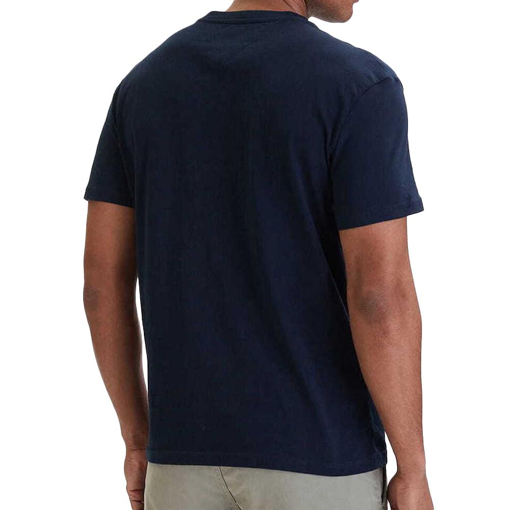 T-Shirt Marine Homme Tommy Hilfiger Reg Linearss vue 2