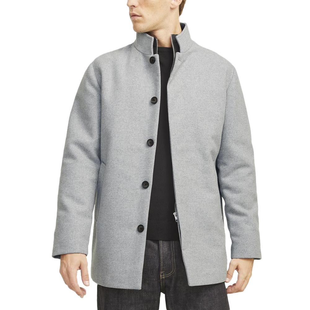 Manteau en Laine Gris Homme Jack & Jones Harrison pas cher