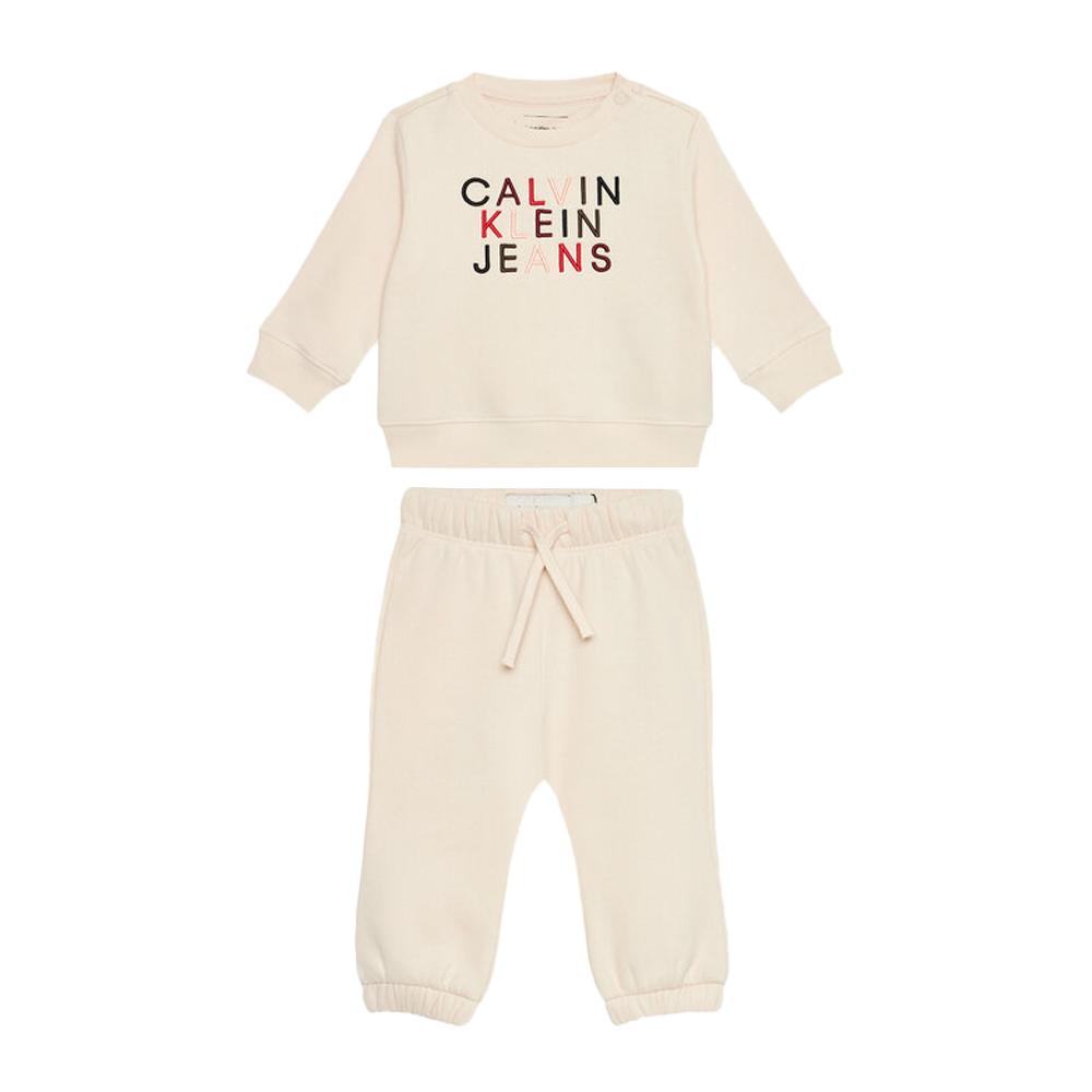Ensemble Beige Bébé Calvin Klein Jeans City pas cher