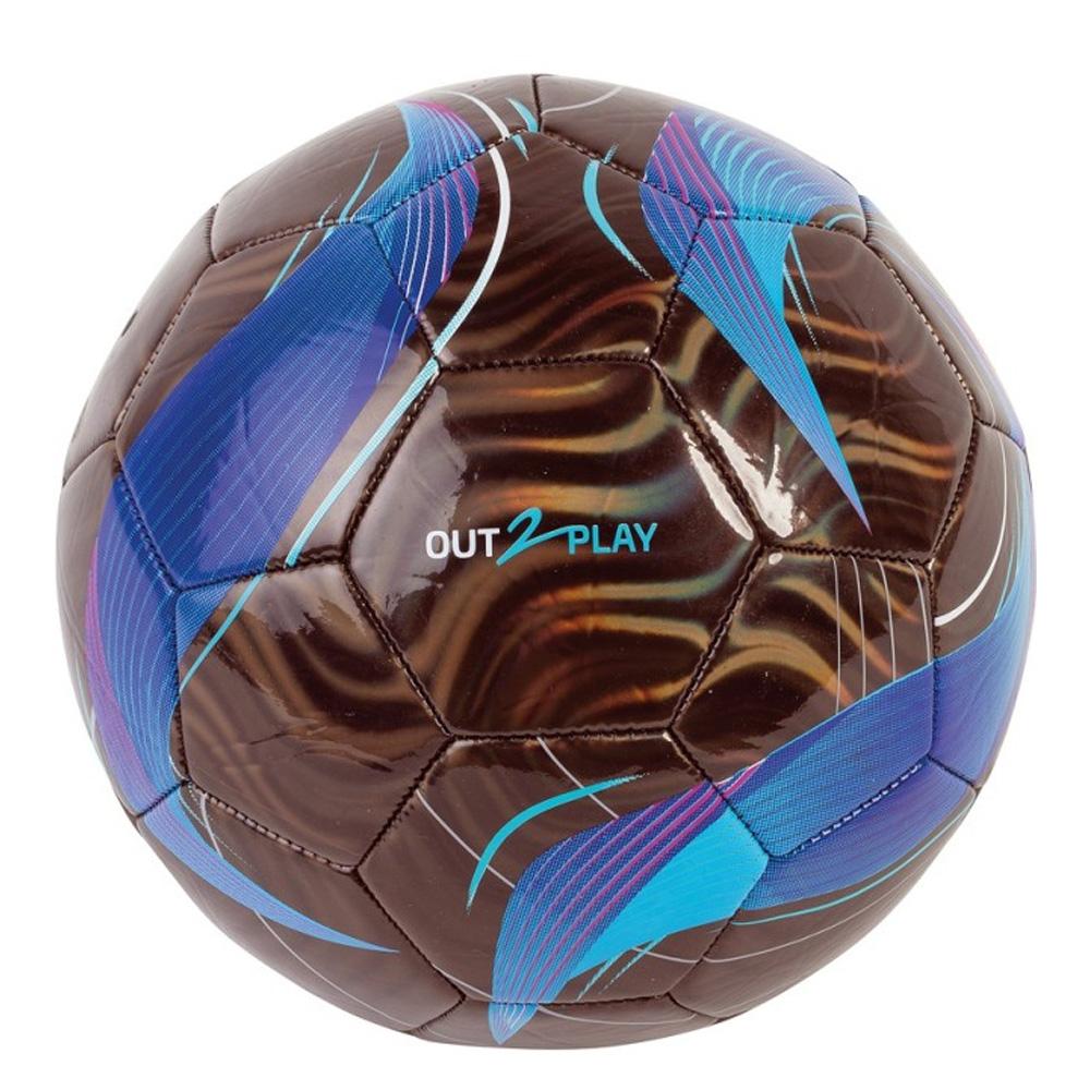 Ballon de football Bleu/Orange/Vert Mixte Out 2 Play vue 2