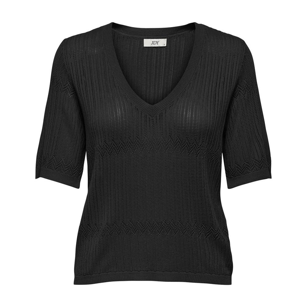 T-Shirt en Maille Noir Femme JDY Pullover pas cher