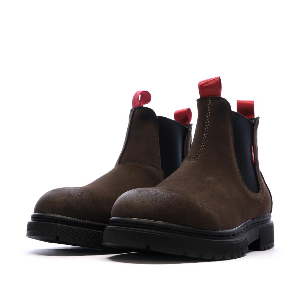 Bottines Marron Enfant Levi's Ohio vue 6