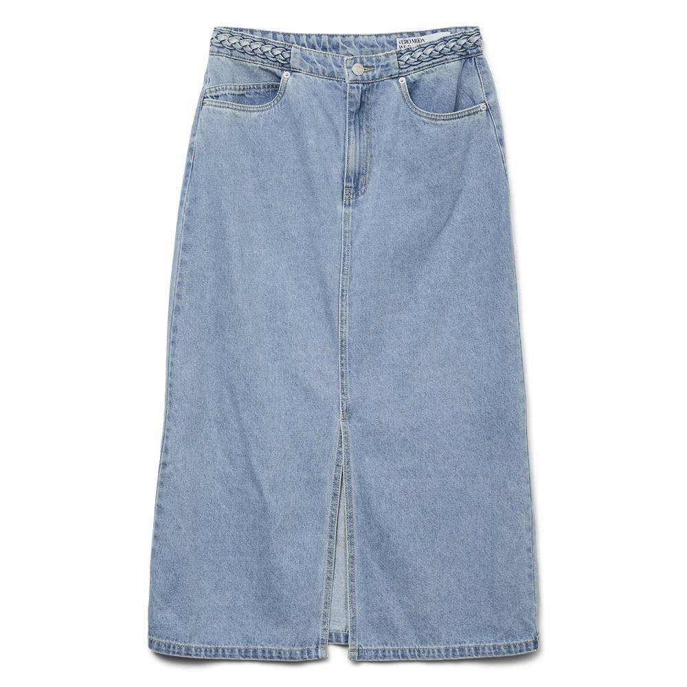 Jupe Longue Jean Bleu Femme Vero Moda Veri vue 2