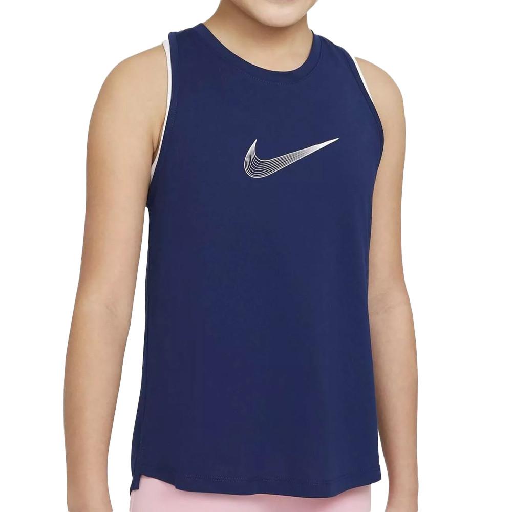 Débardeur Bleu Fille Nike Dry Trophy pas cher